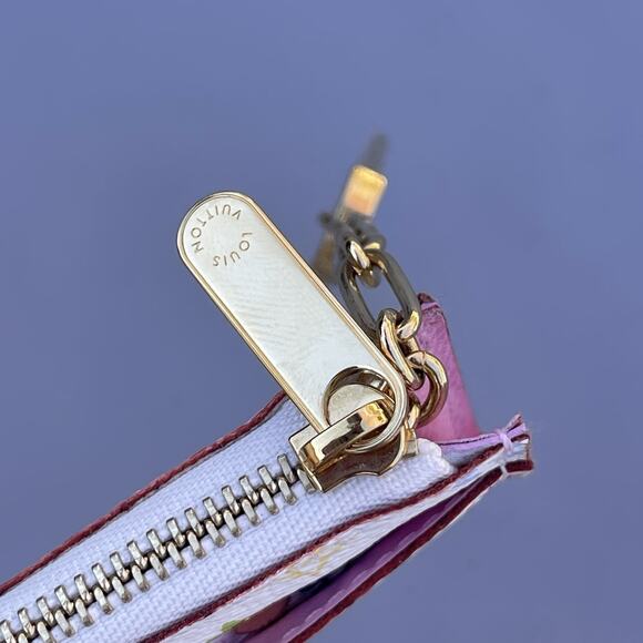 Louis Vuitton White Multicolor Key Cles Takashi Murakami Key Ring - Picture 6 of 11